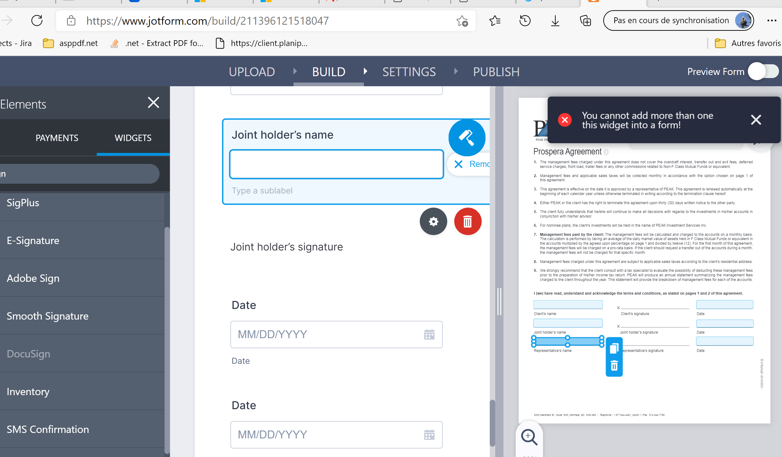How can we add more than one signature docusign on the same document 